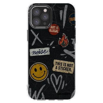 Picasee διαφανής θήκη σιλικόνης Apple iPhone 12 Pro Max - STICKERS x TAGS