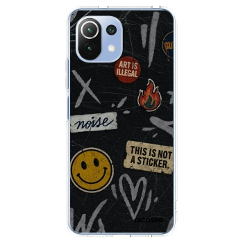 Picasee διαφανής θήκη σιλικόνης Xiaomi Mi 11 Lite - STICKERS x TAGS