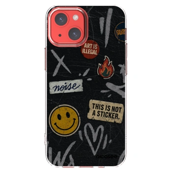 Picasee διαφανής θήκη σιλικόνης Apple iPhone 13 mini - STICKERS x TAGS
