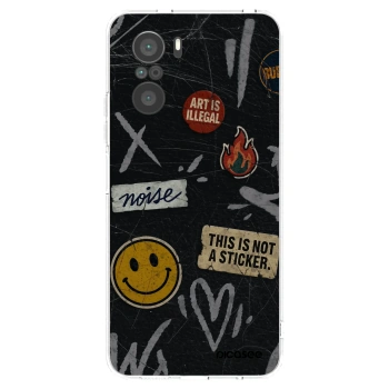 Picasee διαφανής θήκη σιλικόνης Xiaomi Poco F3 - STICKERS x TAGS
