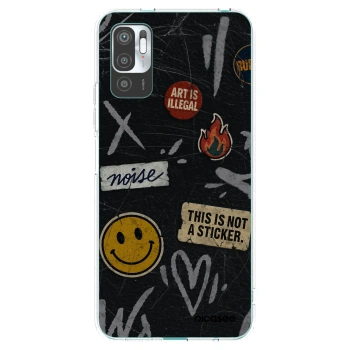 Picasee διαφανής θήκη σιλικόνης Xiaomi Redmi Note 10 5G - STICKERS x TAGS