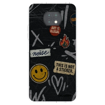 Picasee διαφανής θήκη σιλικόνης Xiaomi Redmi Note 9T - STICKERS x TAGS