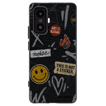 Picasee Μαύρη θήκη σιλικόνης για Xiaomi 11T Pro - STICKERS x TAGS