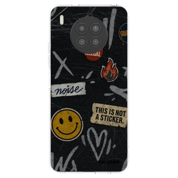 Picasee διαφανής θήκη σιλικόνης Huawei Nova 8i - STICKERS x TAGS