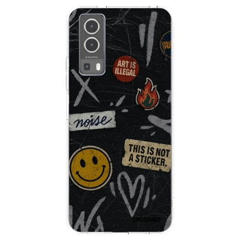 Picasee διαφανής θήκη σιλικόνης Vivo Y72 5G - STICKERS x TAGS