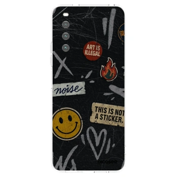 Picasee διαφανής θήκη σιλικόνης Sony Xperia 10 IV 5G - STICKERS x TAGS