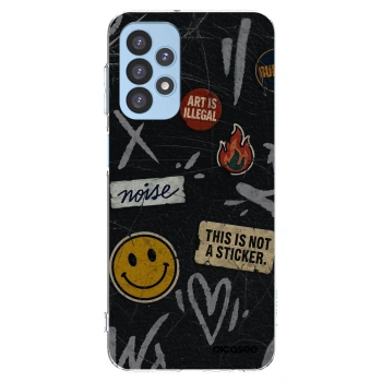 Picasee διαφανής θήκη σιλικόνης Samsung Galaxy A23 A235F 4G - STICKERS x TAGS