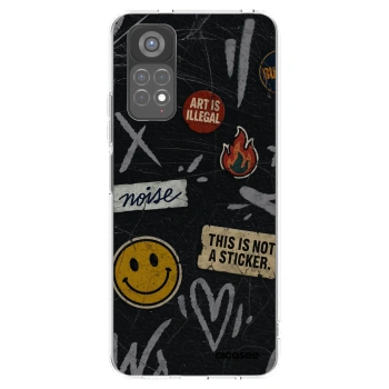 Picasee διαφανής θήκη σιλικόνης Xiaomi Redmi Note 11S 5G - STICKERS x TAGS