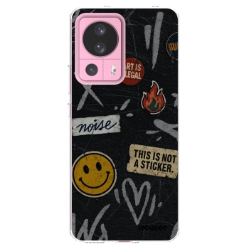 Picasee διαφανής θήκη σιλικόνης Xiaomi 13 Lite - STICKERS x TAGS