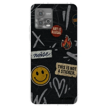 Picasee διαφανής θήκη σιλικόνης Motorola Moto G72 - STICKERS x TAGS
