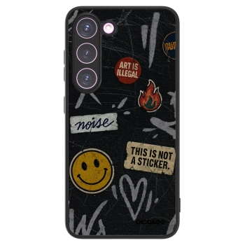 Picasee ULTIMATE CASE PowerShare για Samsung Galaxy S23 5G - STICKERS x TAGS