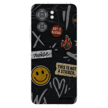 Picasee διαφανής θήκη σιλικόνης Motorola Edge 40 - STICKERS x TAGS