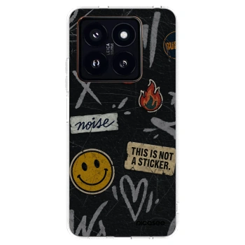 Picasee διαφανής θήκη σιλικόνης Xiaomi 14 Pro - STICKERS x TAGS
