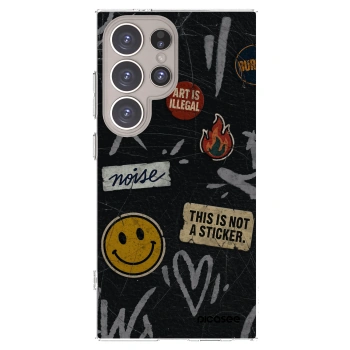 Picasee διαφανής θήκη σιλικόνης Samsung Galaxy S24 Ultra S928B 5G - STICKERS x TAGS