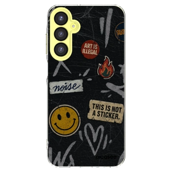 Picasee διαφανής θήκη σιλικόνης Samsung Galaxy A25 A256B 5G - STICKERS x TAGS