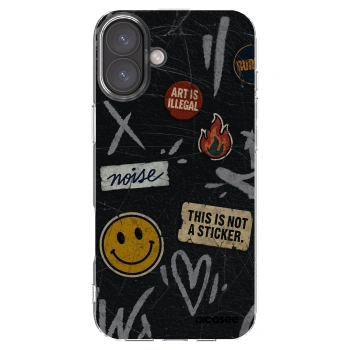 Picasee διαφανής θήκη σιλικόνης Apple iPhone 16 Plus - STICKERS x TAGS