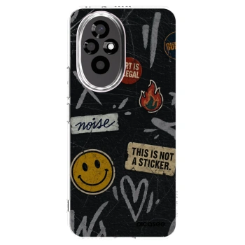 Picasee διαφανής θήκη σιλικόνης Honor 200 Pro 5G - STICKERS x TAGS