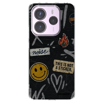 Picasee διαφανής θήκη σιλικόνης Xiaomi Redmi Note 14 5G - STICKERS x TAGS