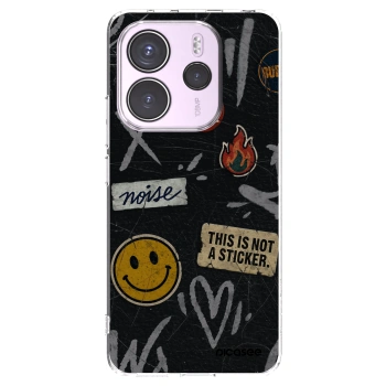 Picasee διαφανής θήκη σιλικόνης Xiaomi Redmi Note 14 4G - STICKERS x TAGS