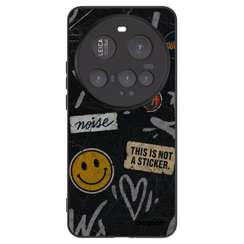 Picasee Μαύρη θήκη σιλικόνης για Xiaomi 15 Ultra - STICKERS x TAGS