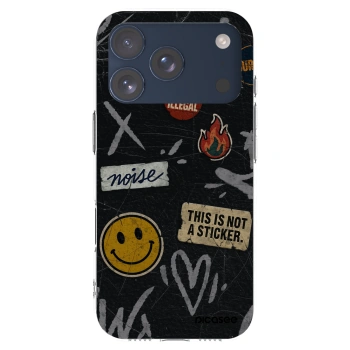 Picasee διαφανής θήκη σιλικόνης Apple iPhone 17 Pro - STICKERS x TAGS