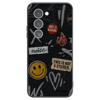 Picasee Μαύρη θήκη σιλικόνης για Xiaomi Redmi 15 5G - STICKERS x TAGS