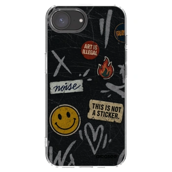 Picasee διαφανής θήκη σιλικόνης Apple iPhone 17e - STICKERS x TAGS