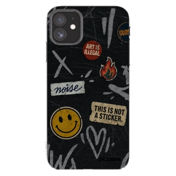 Picasee διαφανής θήκη σιλικόνης Apple iPhone 11 - STICKERS x TAGS