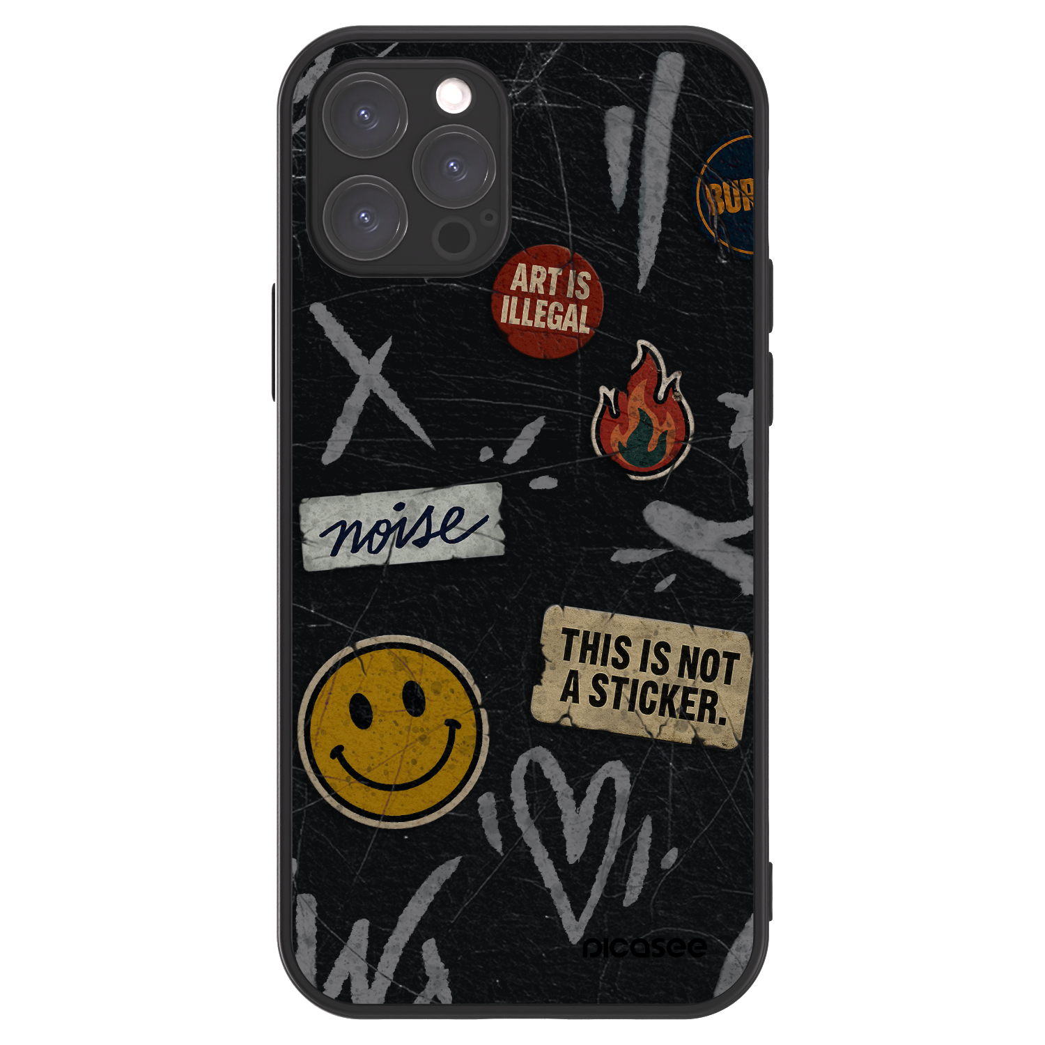 Picasee ULTIMATE CASE για Apple iPhone 12 Pro - STICKERS x TAGS