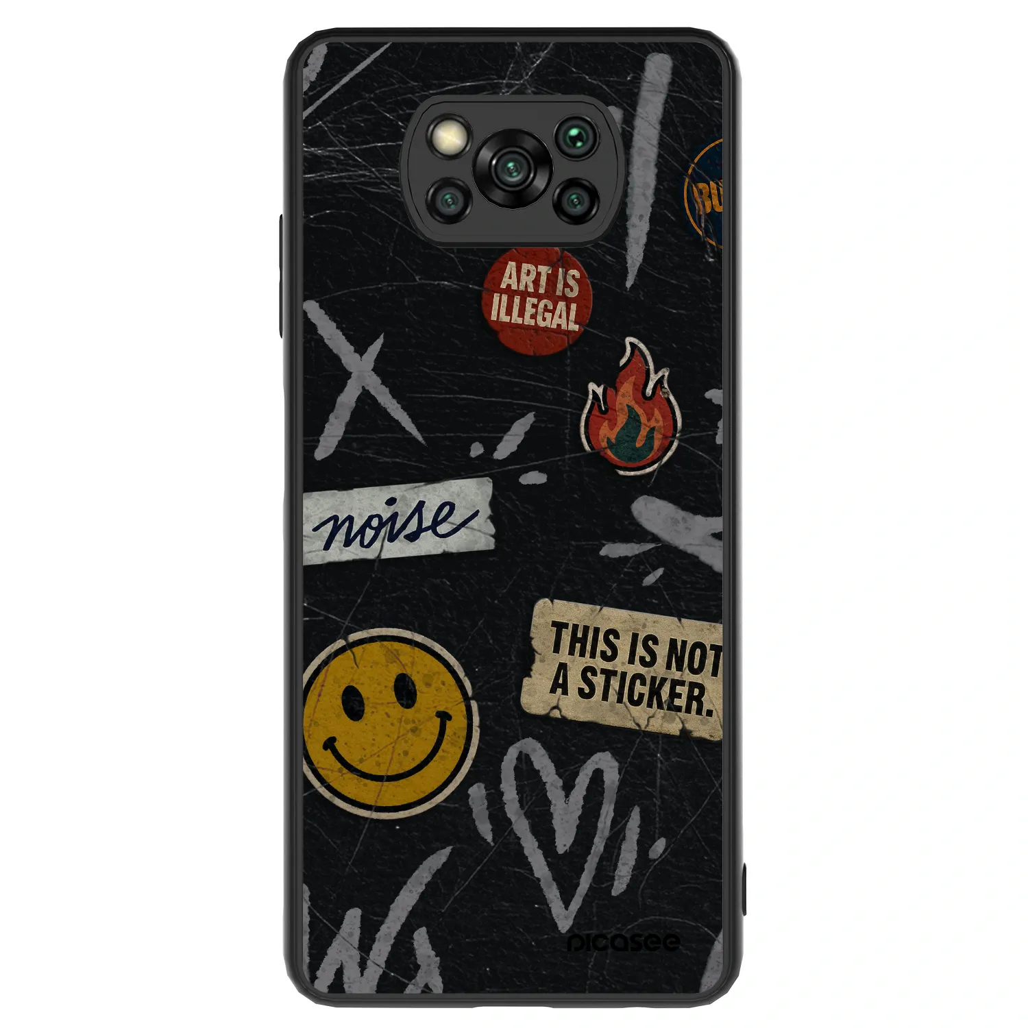 Picasee ULTIMATE CASE για Xiaomi Poco X3 - STICKERS x TAGS
