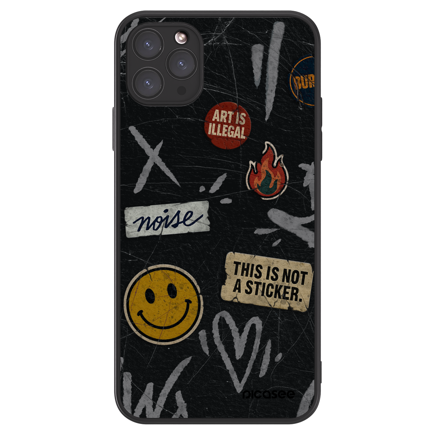 Picasee ULTIMATE CASE για Apple iPhone 11 Pro Max - STICKERS x TAGS