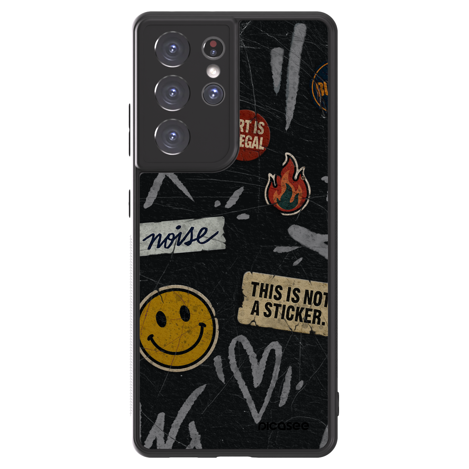 Picasee ULTIMATE CASE για Samsung Galaxy S21 Ultra 5G G998B - STICKERS x TAGS
