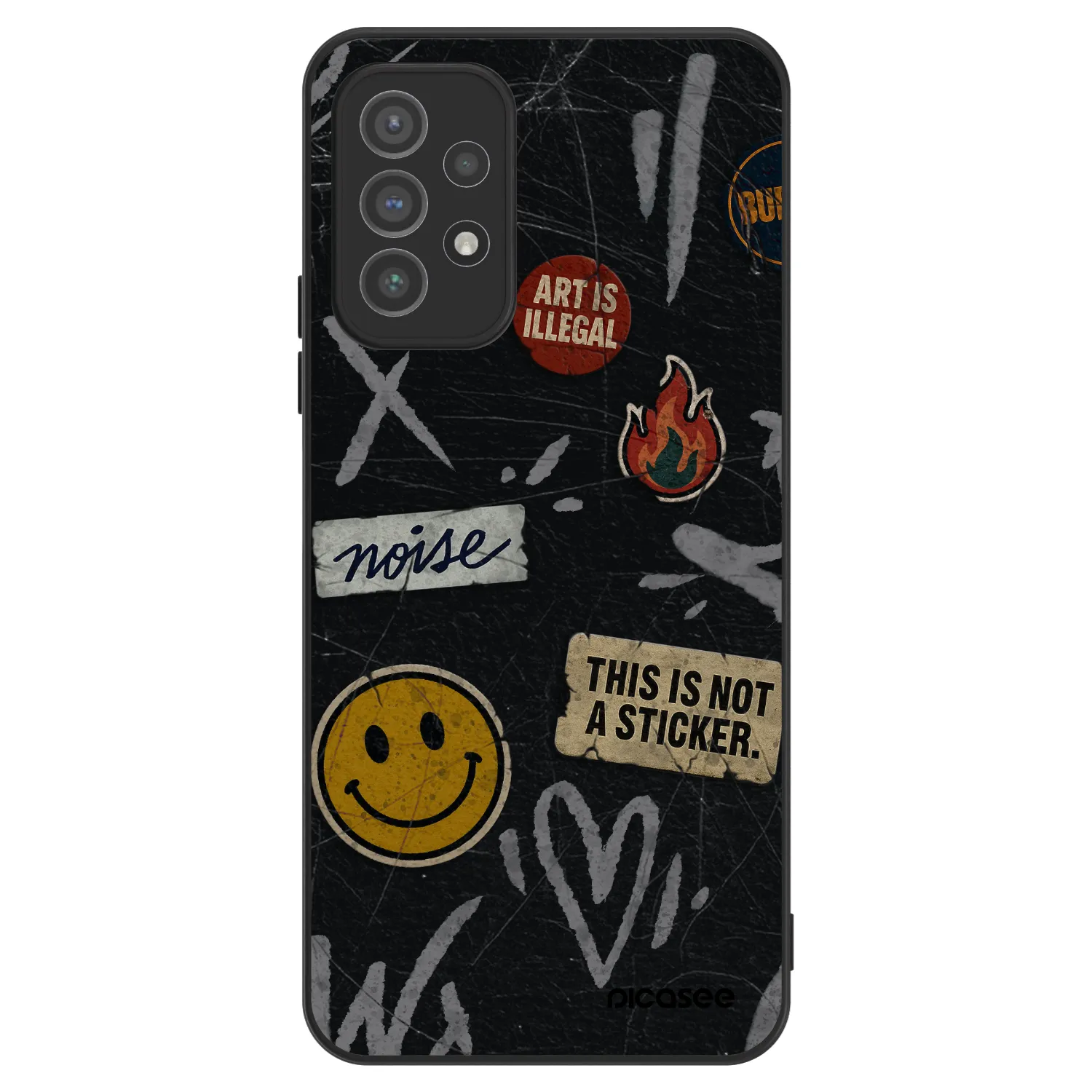 Picasee ULTIMATE CASE για Samsung Galaxy A72 A725F - STICKERS x TAGS