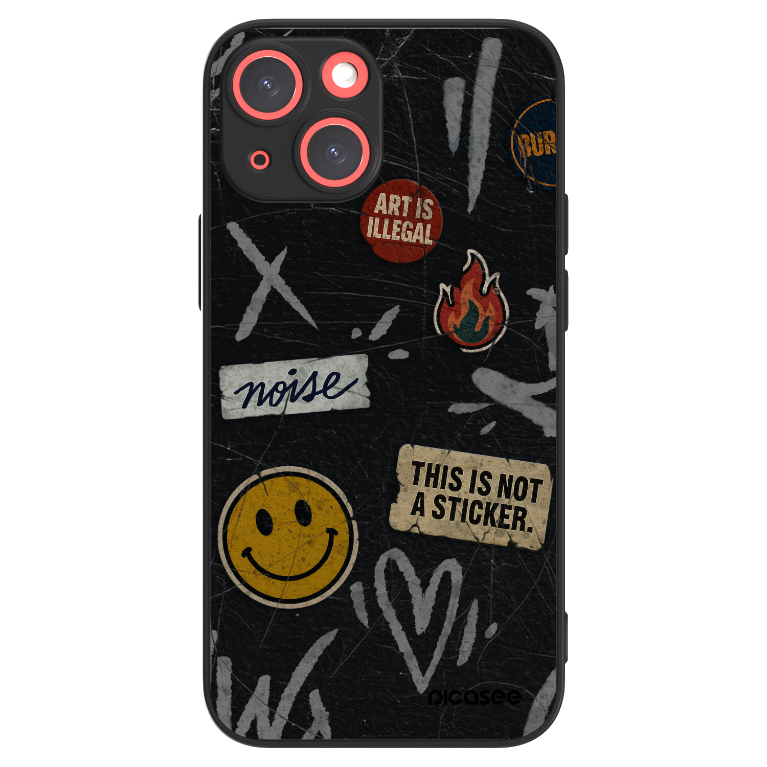 Picasee ULTIMATE CASE για Apple iPhone 13 mini - STICKERS x TAGS