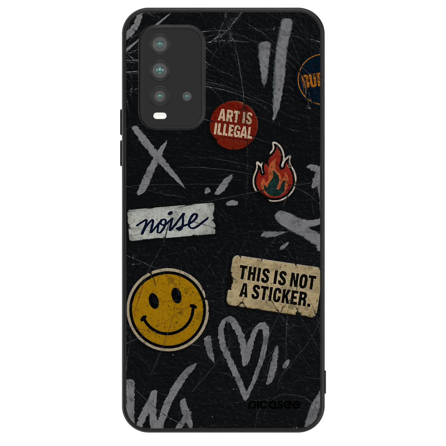 Picasee ULTIMATE CASE για Xiaomi Redmi 9T - STICKERS x TAGS