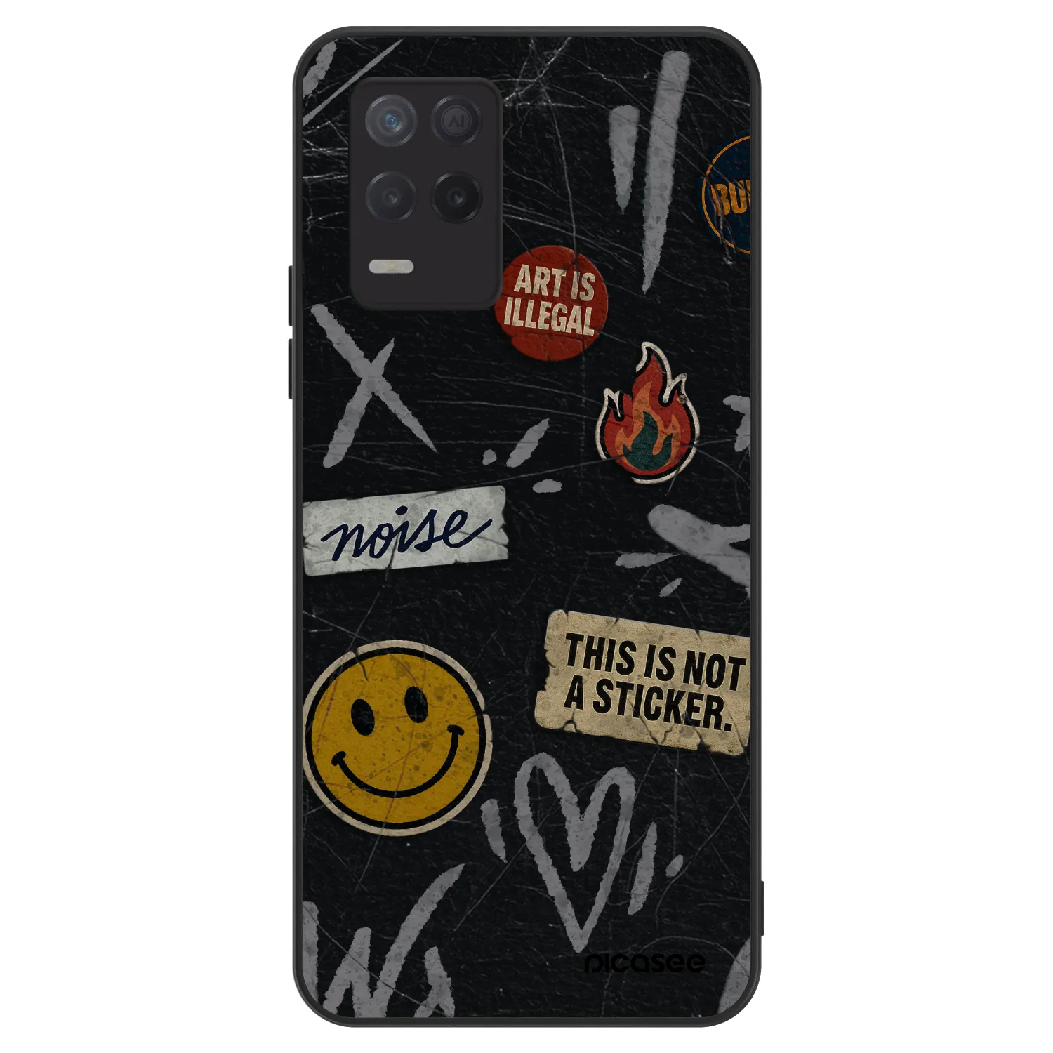 Picasee ULTIMATE CASE για Realme 8 5G - STICKERS x TAGS