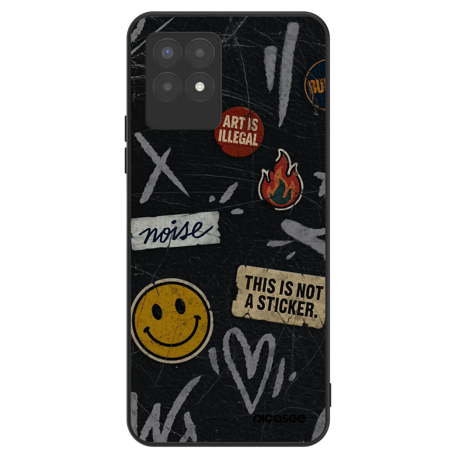 Picasee ULTIMATE CASE για Realme 8i - STICKERS x TAGS