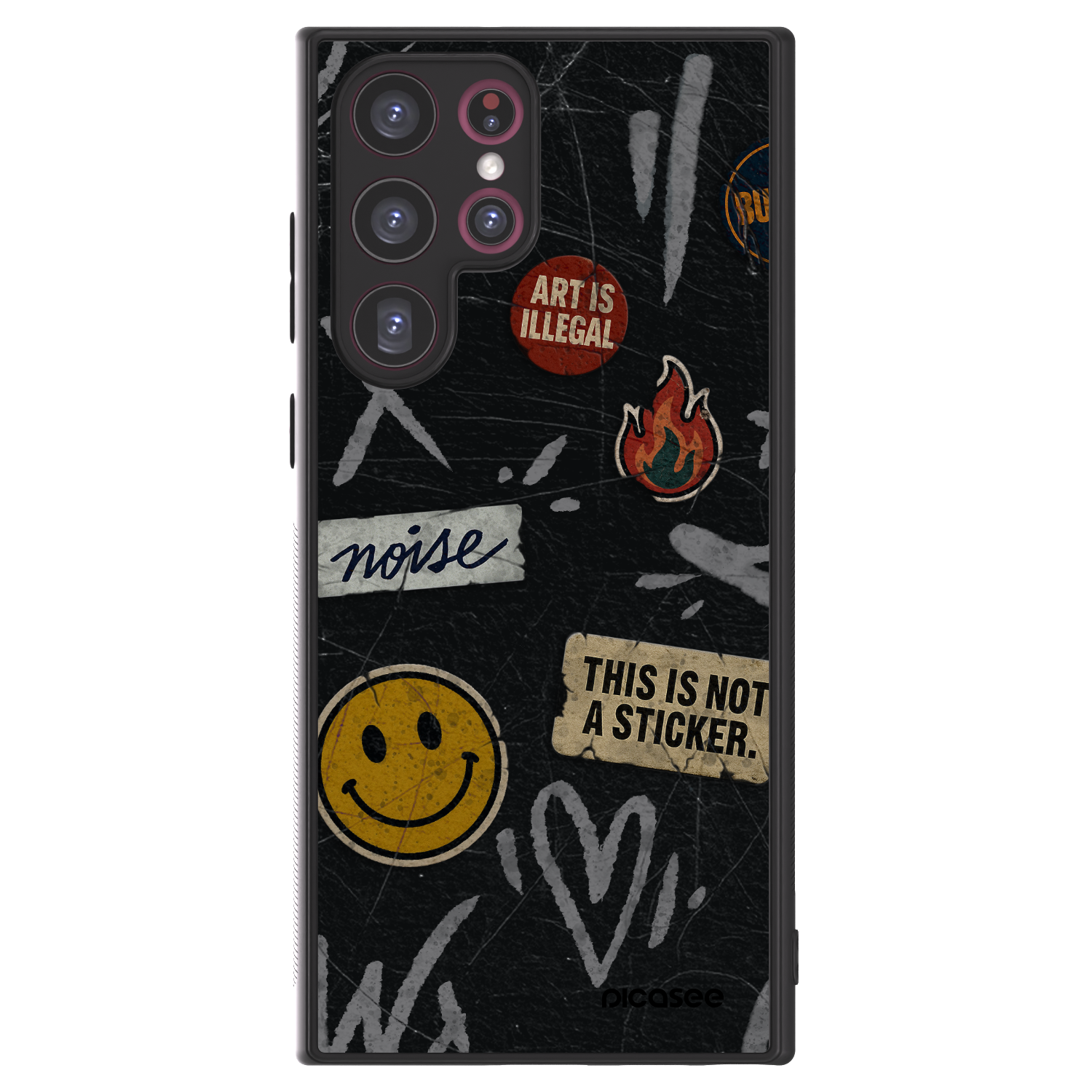 Picasee ULTIMATE CASE για Samsung Galaxy S22 Ultra 5G - STICKERS x TAGS