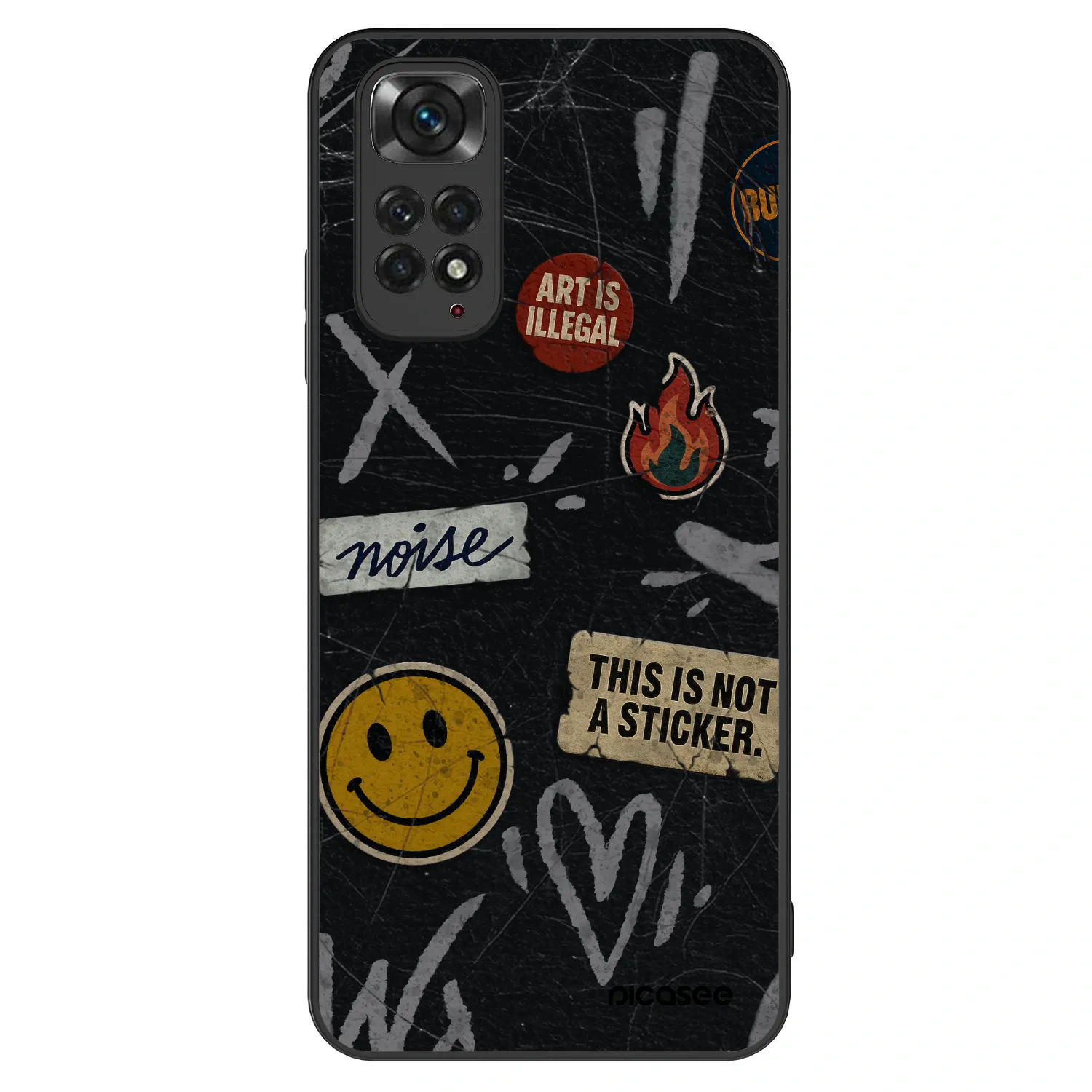 Picasee ULTIMATE CASE για Xiaomi Redmi Note 11 - STICKERS x TAGS