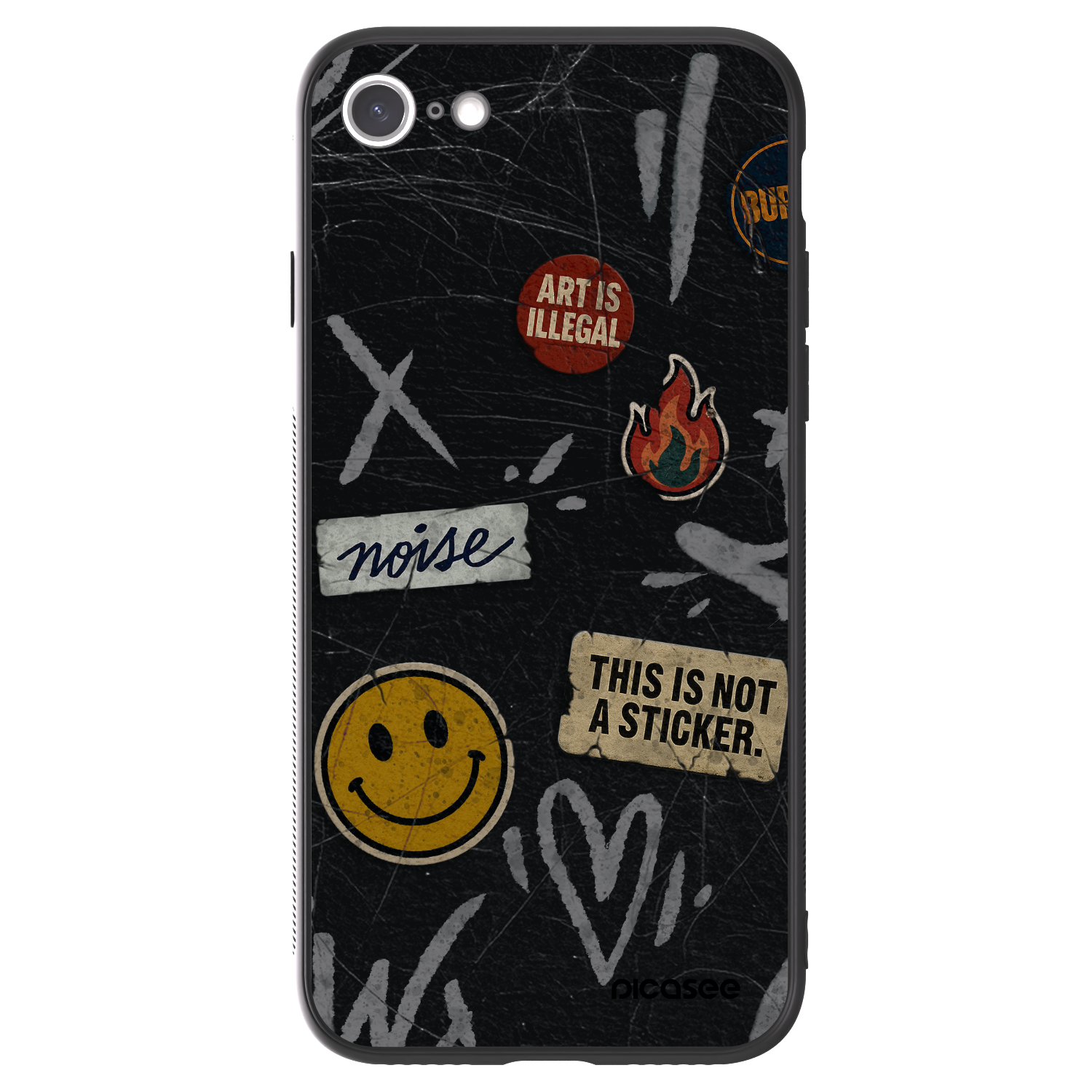 Picasee ULTIMATE CASE για Apple iPhone SE 2022 - STICKERS x TAGS