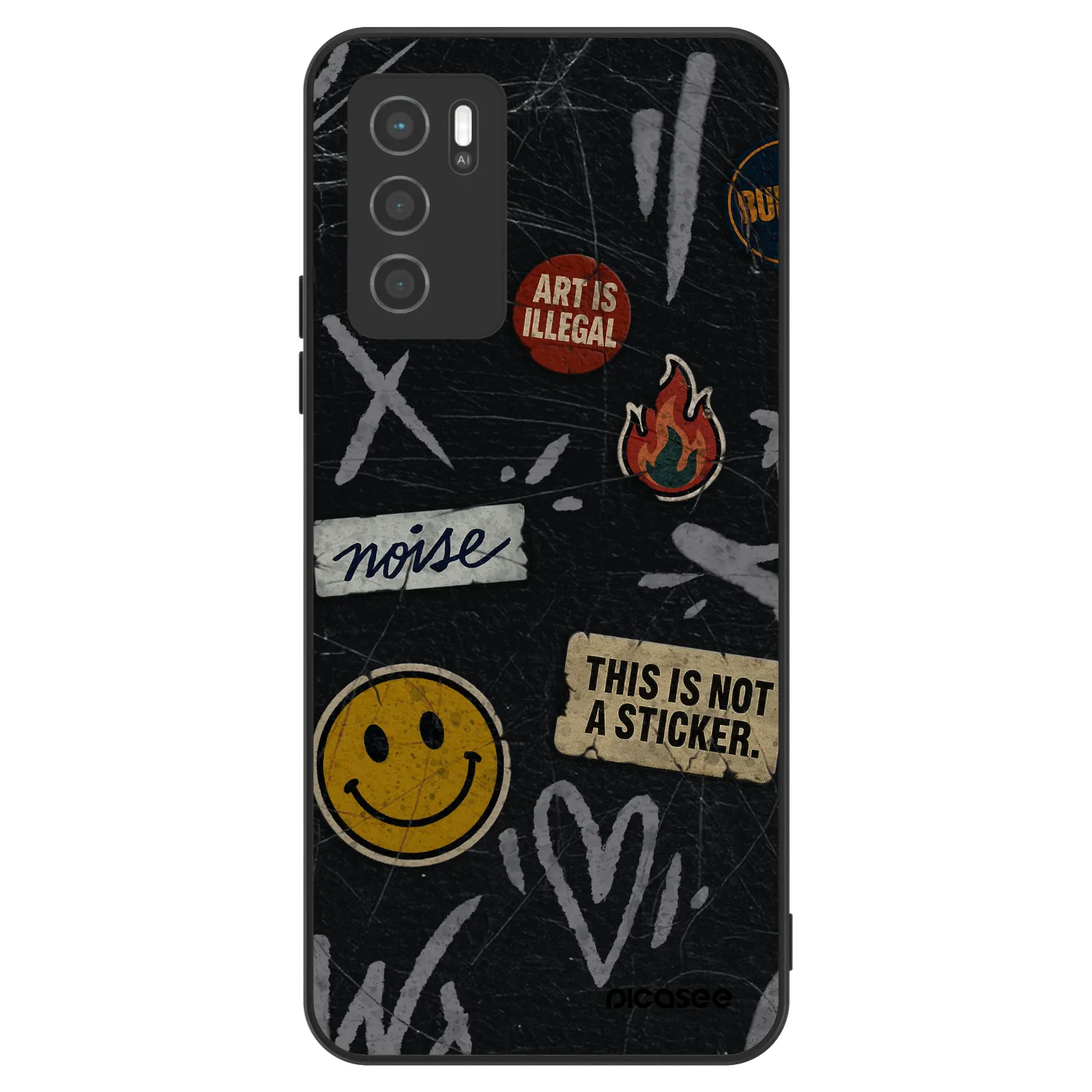 Picasee ULTIMATE CASE για OPPO A16s - STICKERS x TAGS