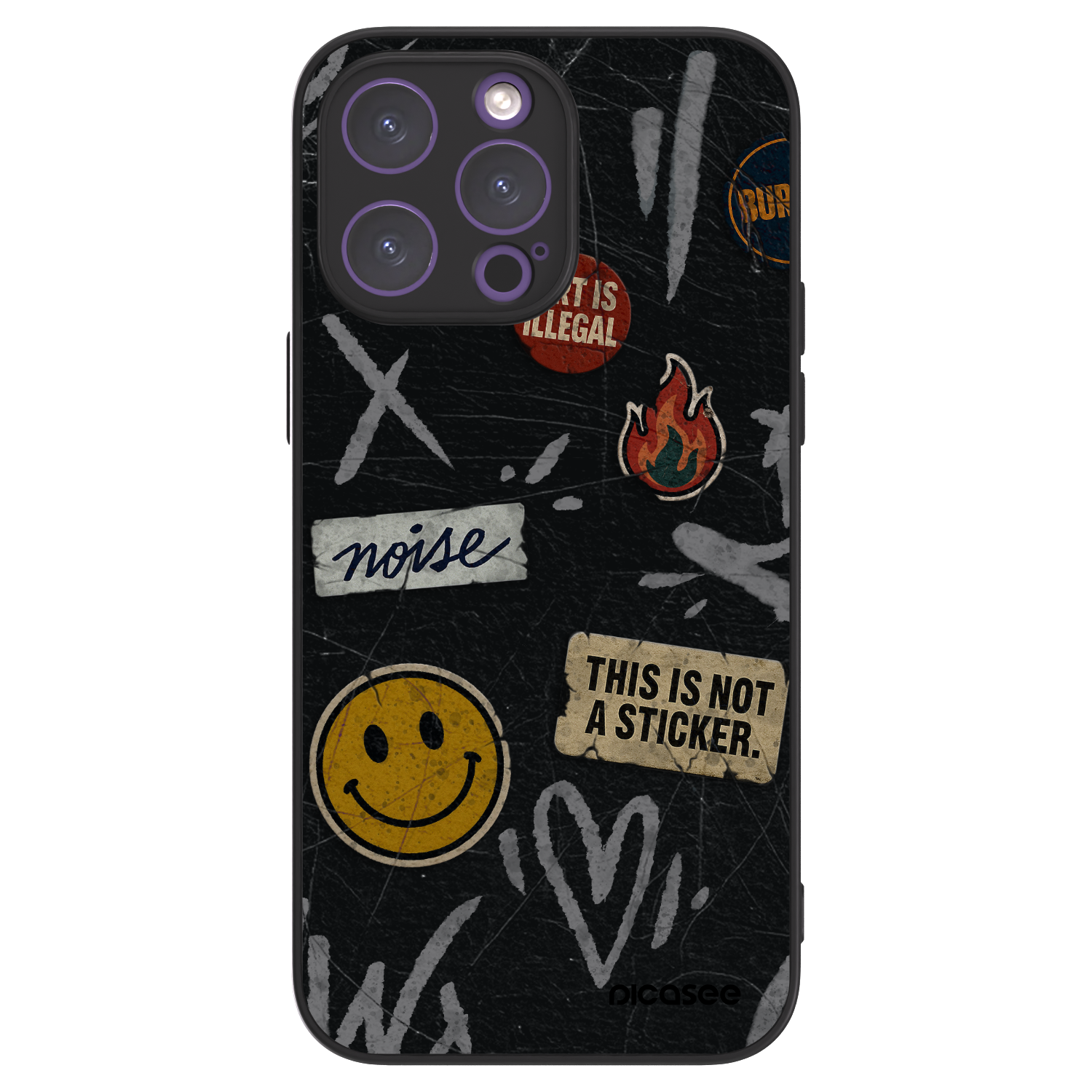 Picasee ULTIMATE CASE για Apple iPhone 14 Pro Max - STICKERS x TAGS