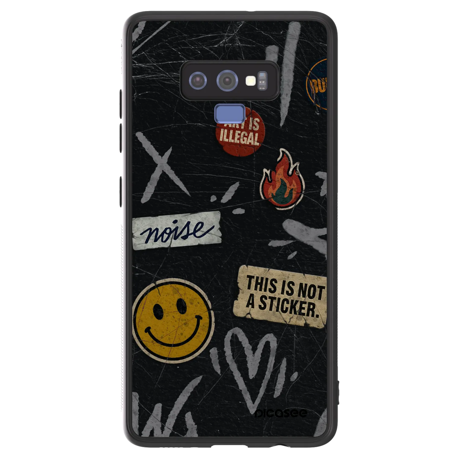 Picasee ULTIMATE CASE για Samsung Galaxy Note 9 N960F - STICKERS x TAGS