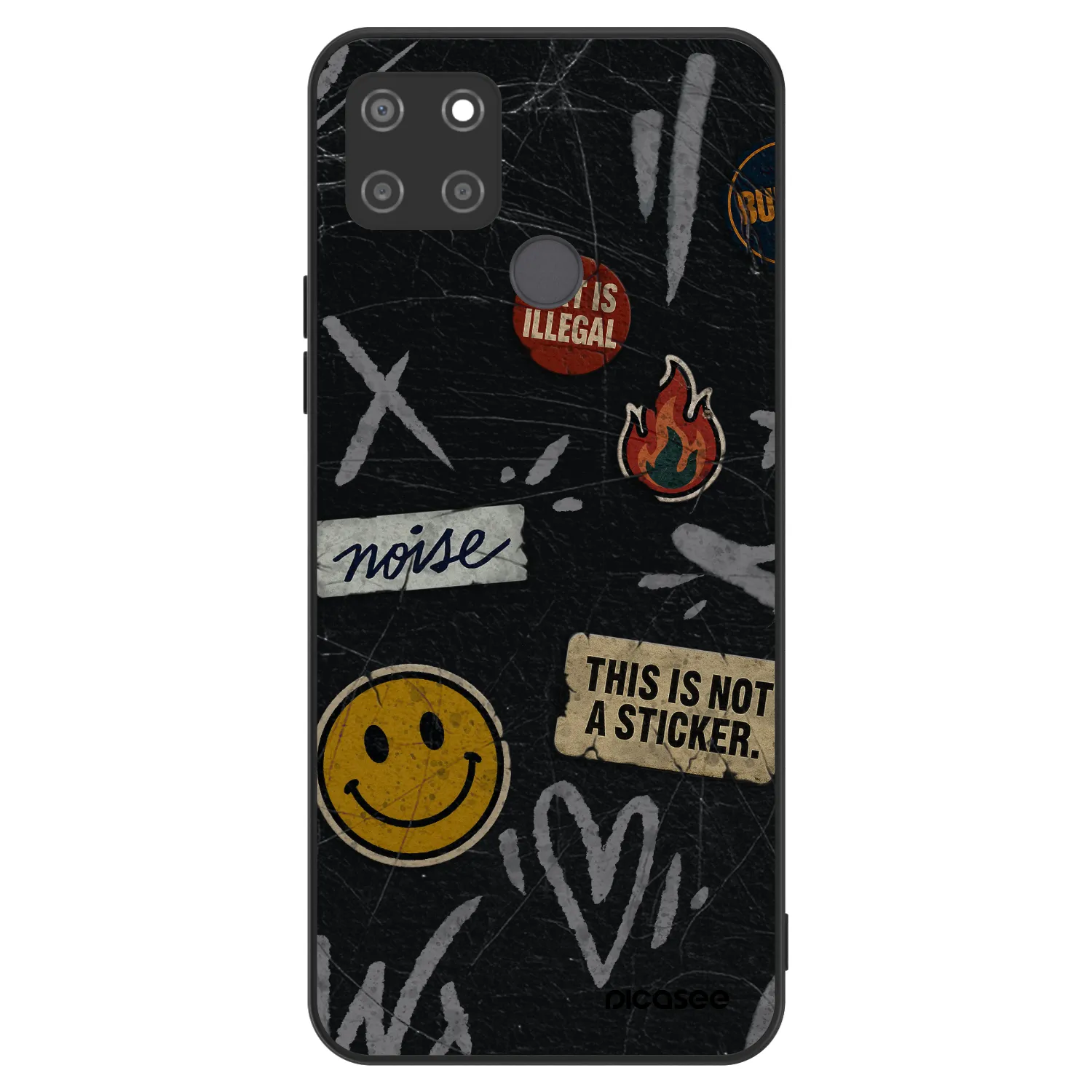 Picasee ULTIMATE CASE για Realme C21Y - STICKERS x TAGS