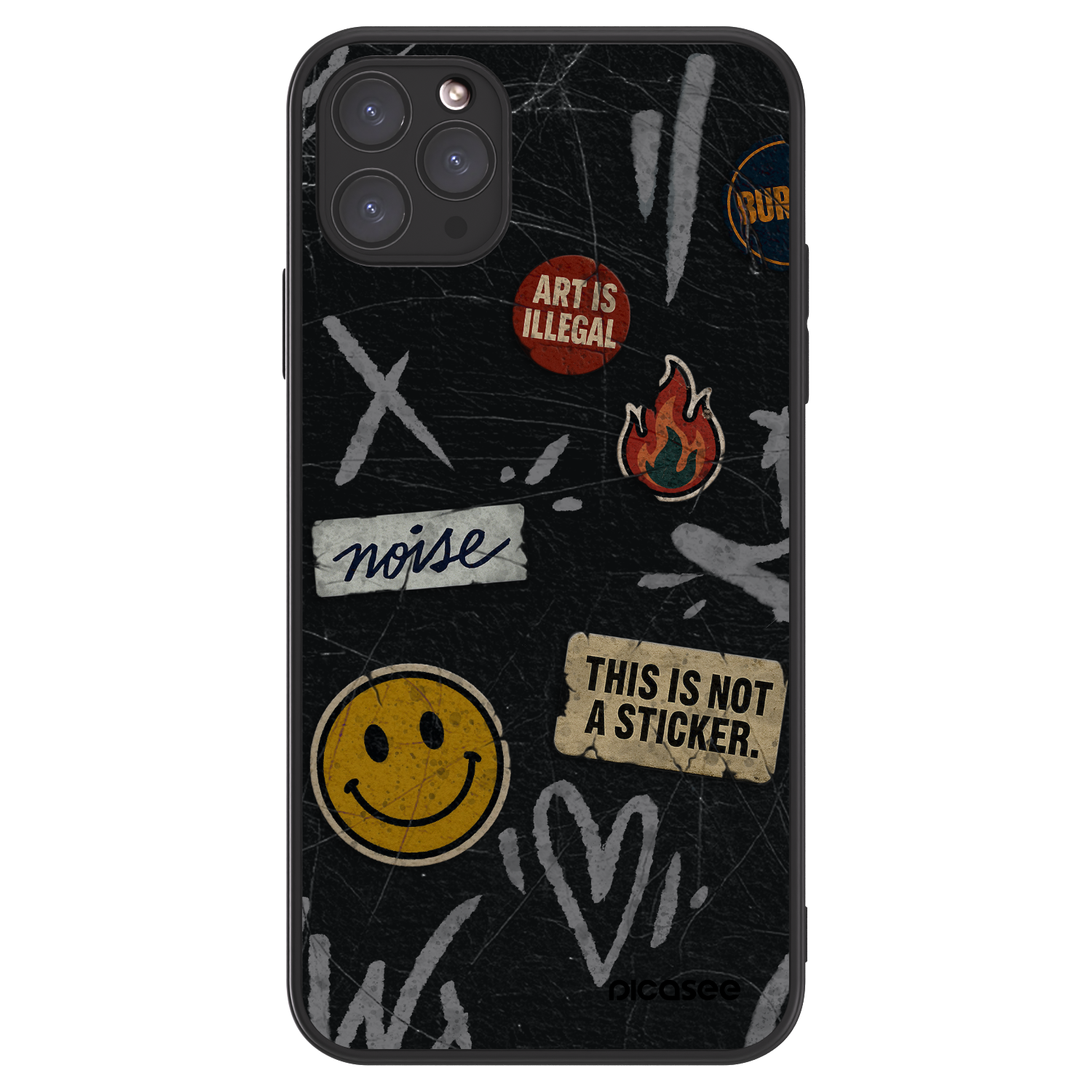 Picasee ULTIMATE CASE MagSafe pro Apple iPhone 11 Pro Max - STICKERS x TAGS
