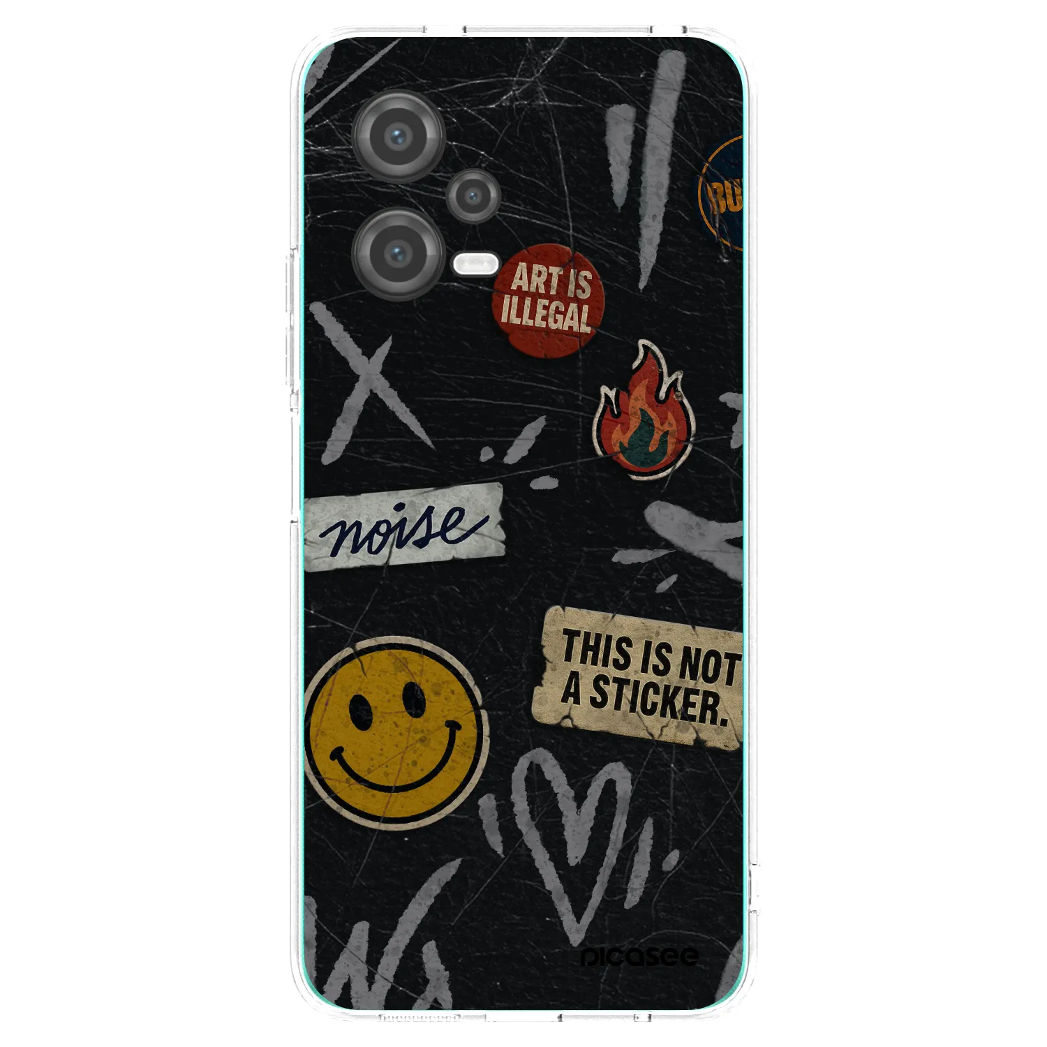 Picasee διαφανής θήκη σιλικόνης Xiaomi Poco X5 - STICKERS x TAGS