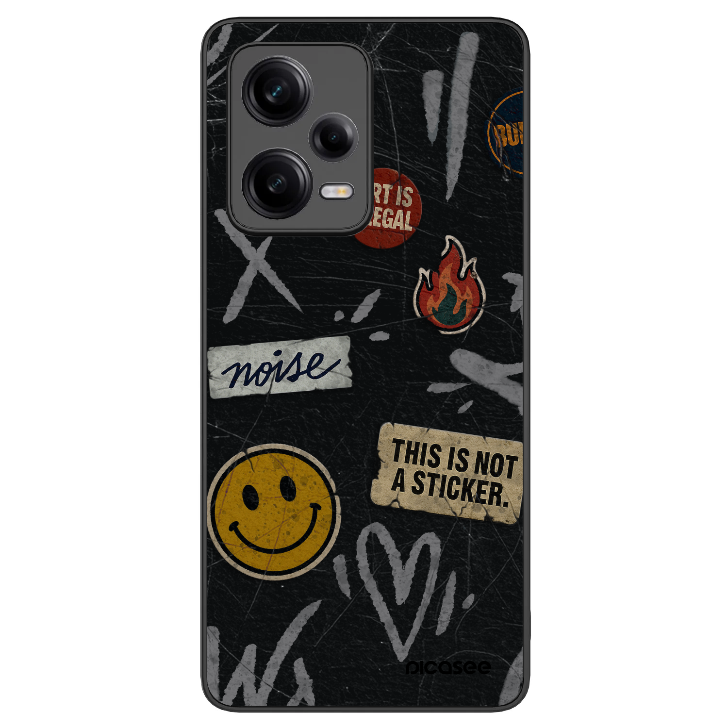 Picasee ULTIMATE CASE για Xiaomi Redmi Note 12 Pro 5G - STICKERS x TAGS
