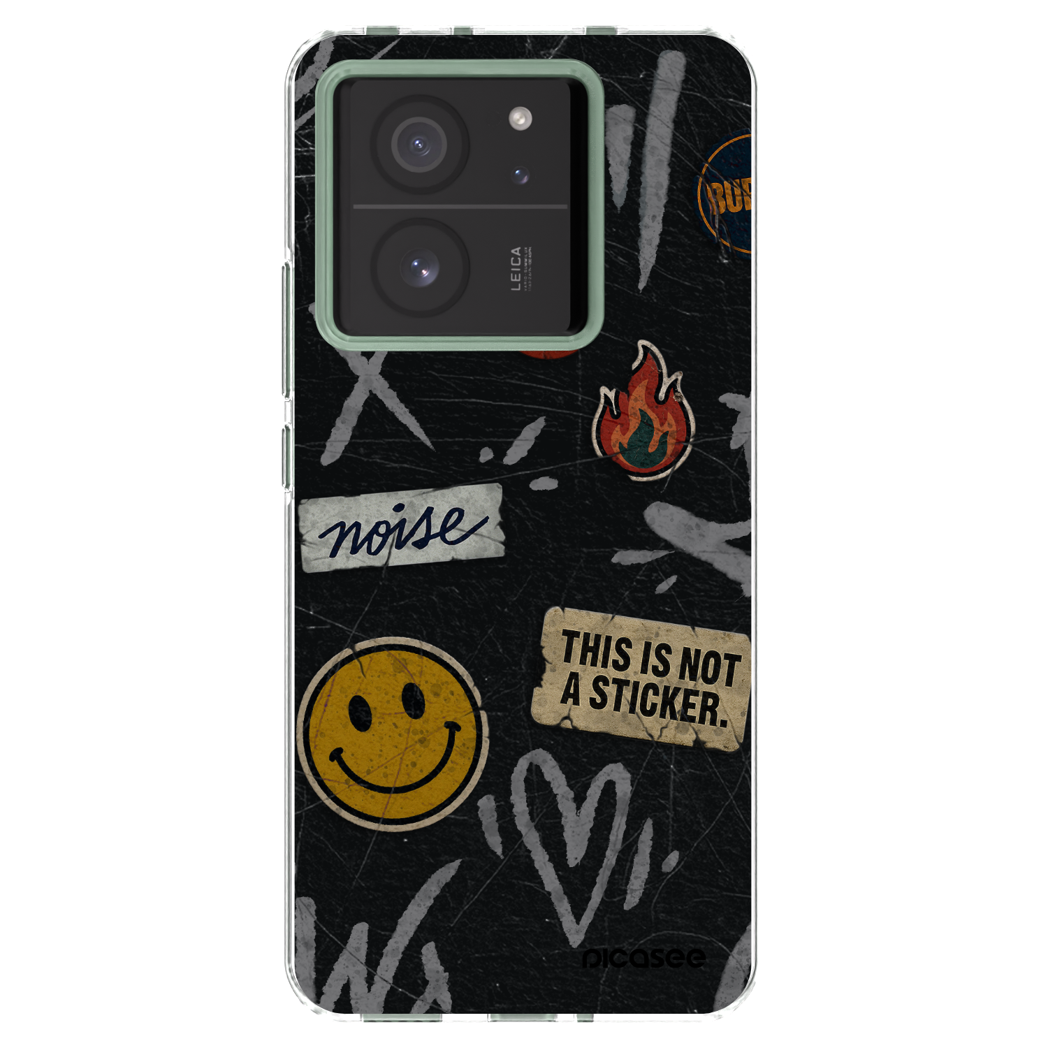 Picasee διαφανής θήκη σιλικόνης Xiaomi 13T Pro - STICKERS x TAGS