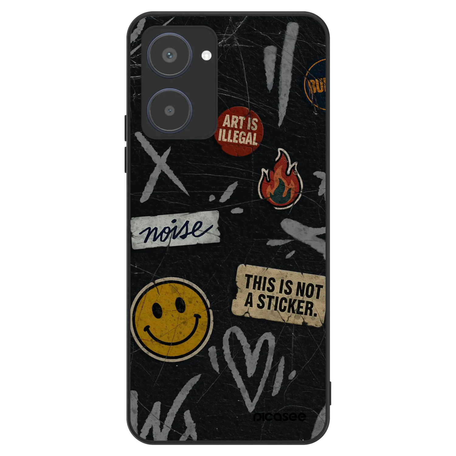 Picasee ULTIMATE CASE για Realme 10 4G - STICKERS x TAGS