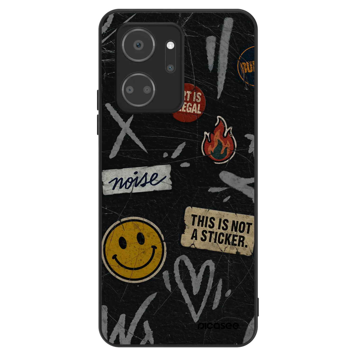 Picasee ULTIMATE CASE για Honor X7a - STICKERS x TAGS